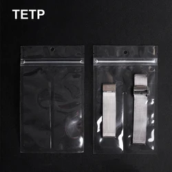 TETP 50Pcs Transparent Watch Band Separator Bags With Hang Hole Thicken Accessories Retail Display Storage For Small Business