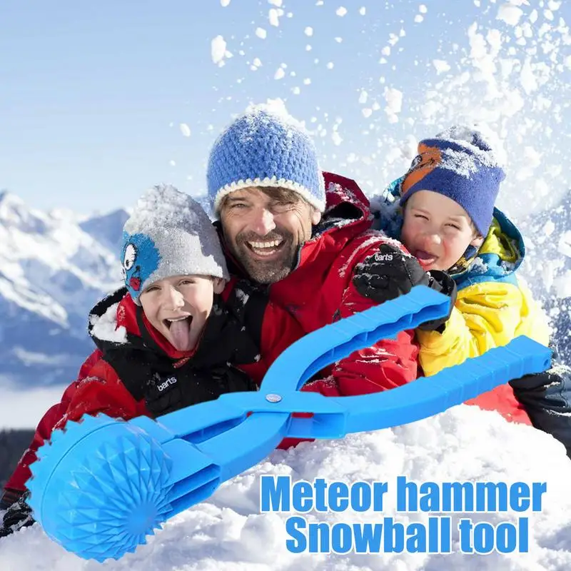 Winter Snow Clip Snow Ball Maker Clamps With Handle Snow Play Toy Winter Play Snow Mold Tools Snow Games For Winter Outdoor