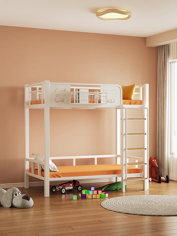 Iron art elevated saves space, bunk bed iron frame and bunkfor adults and childrenbed