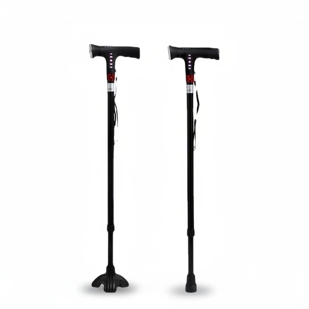 

Elderly Walking Aid, 15.7 x (74-97) Aluminum Alloy, Folding Mobility Aid, Rehabilitation Walker, Medical Walking Aid for Seniors