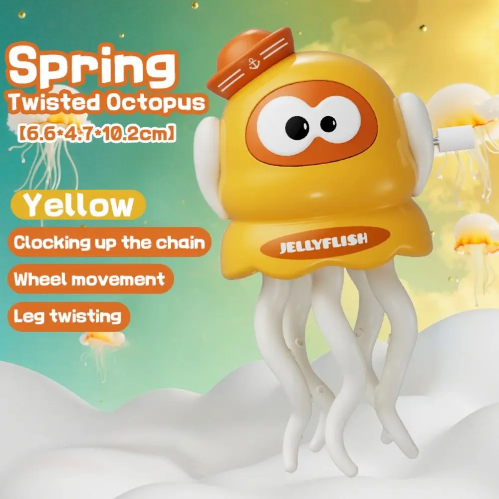 

Plastic Clockwork Dancing Octopus Toy Interactive Swinging Crawling Interactive Octopus Toy Craft Decor Flexible