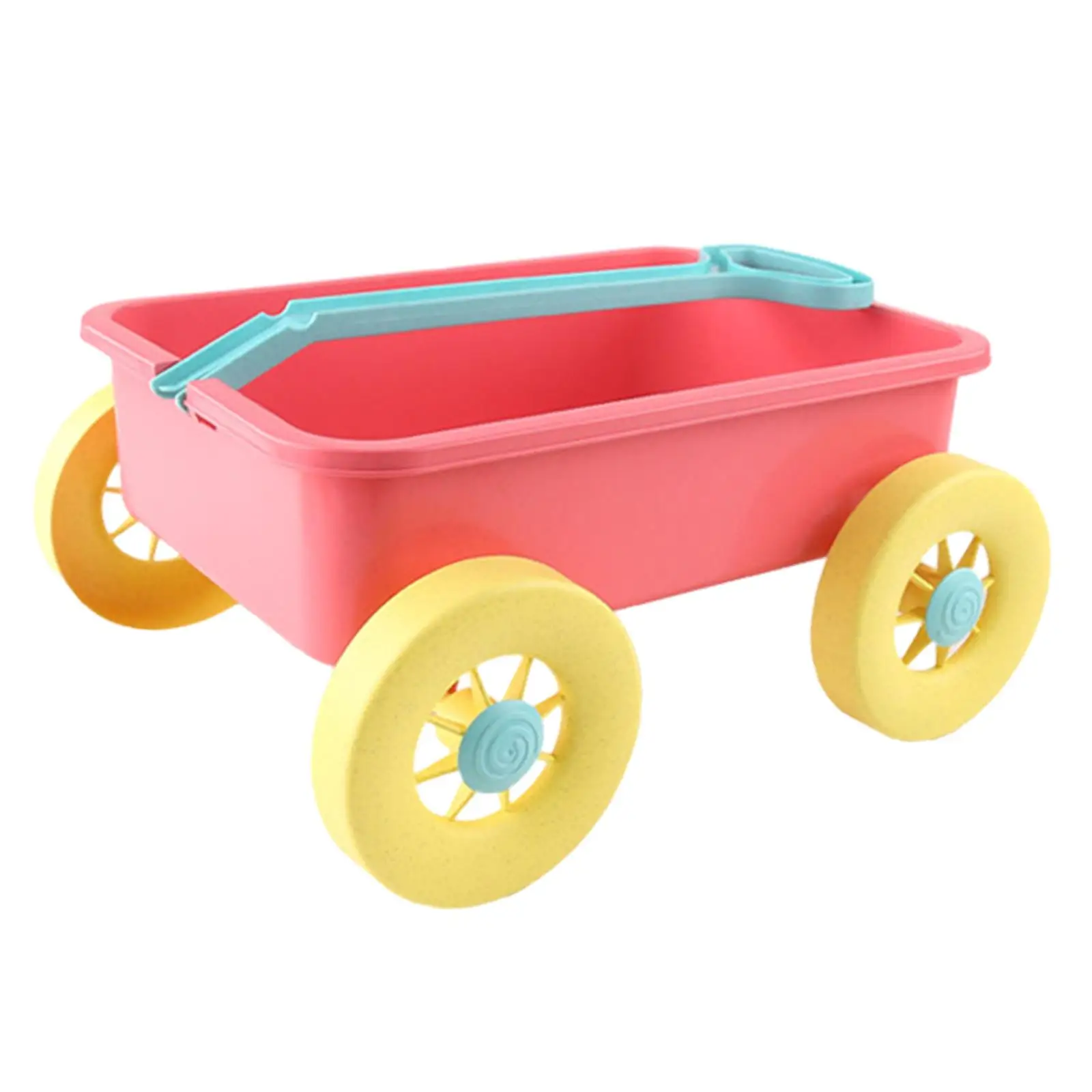 Kid Wagon Toy, Pull Car Toy, Beach Game Toy, Summer Sand Toy Trolley for Yard