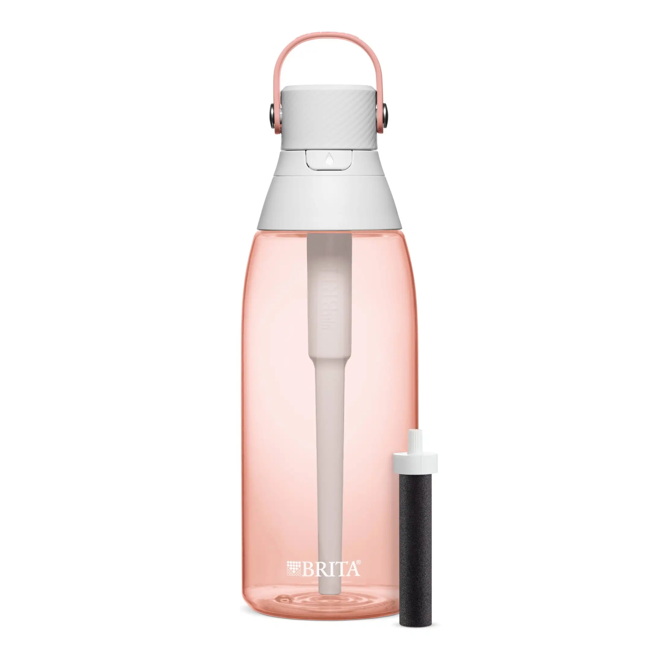 

Brita 36oz Blush Pink Premium Leak Proof Filtered Water Bottle with Straw