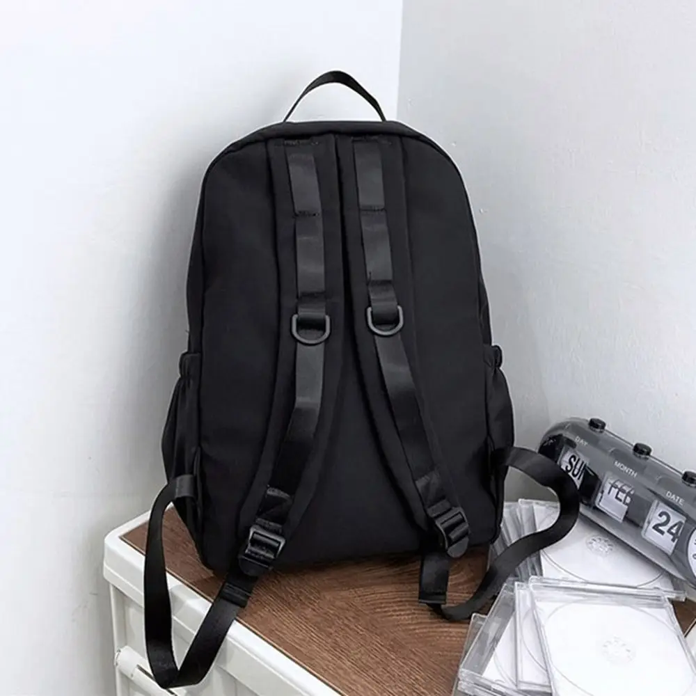 Portable Harajuku Nylon Backpack JK Pure Color Student School Bag Large Capacity Schoolbag Shoulder Bag School