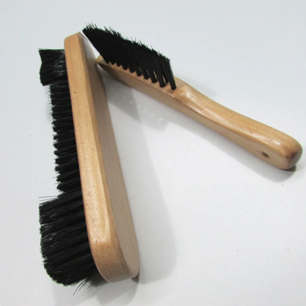 

2Pcs Billiard Table Brush 9 Inch Small Handle Wooden Pool Table Cleaner Soft Bristles No Scratch Corners Cleaning