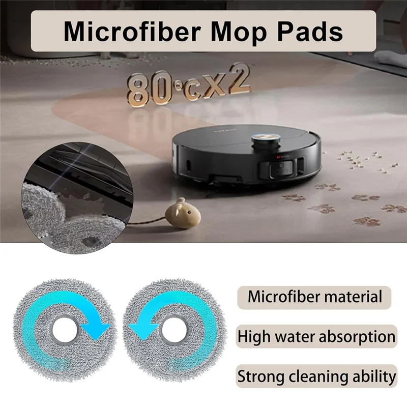 Accessories Kit For Dreame X50 Ultra Complete/ L50 Pro Ultra/ X50 Master Vacuum Cleaner Parts Replacement Parts Kit A62X