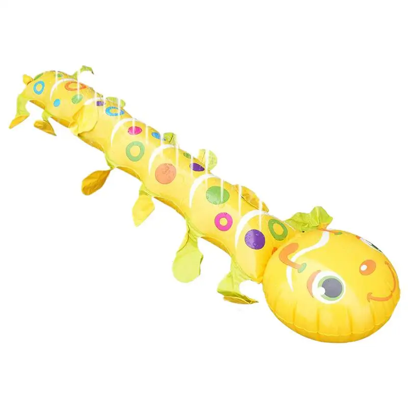 

Caterpillar Sprinkler Blow Up Caterpillar Water Sprinkler Outdoor Spraying Toy Garden Party Interactive Cooling Game For Boys