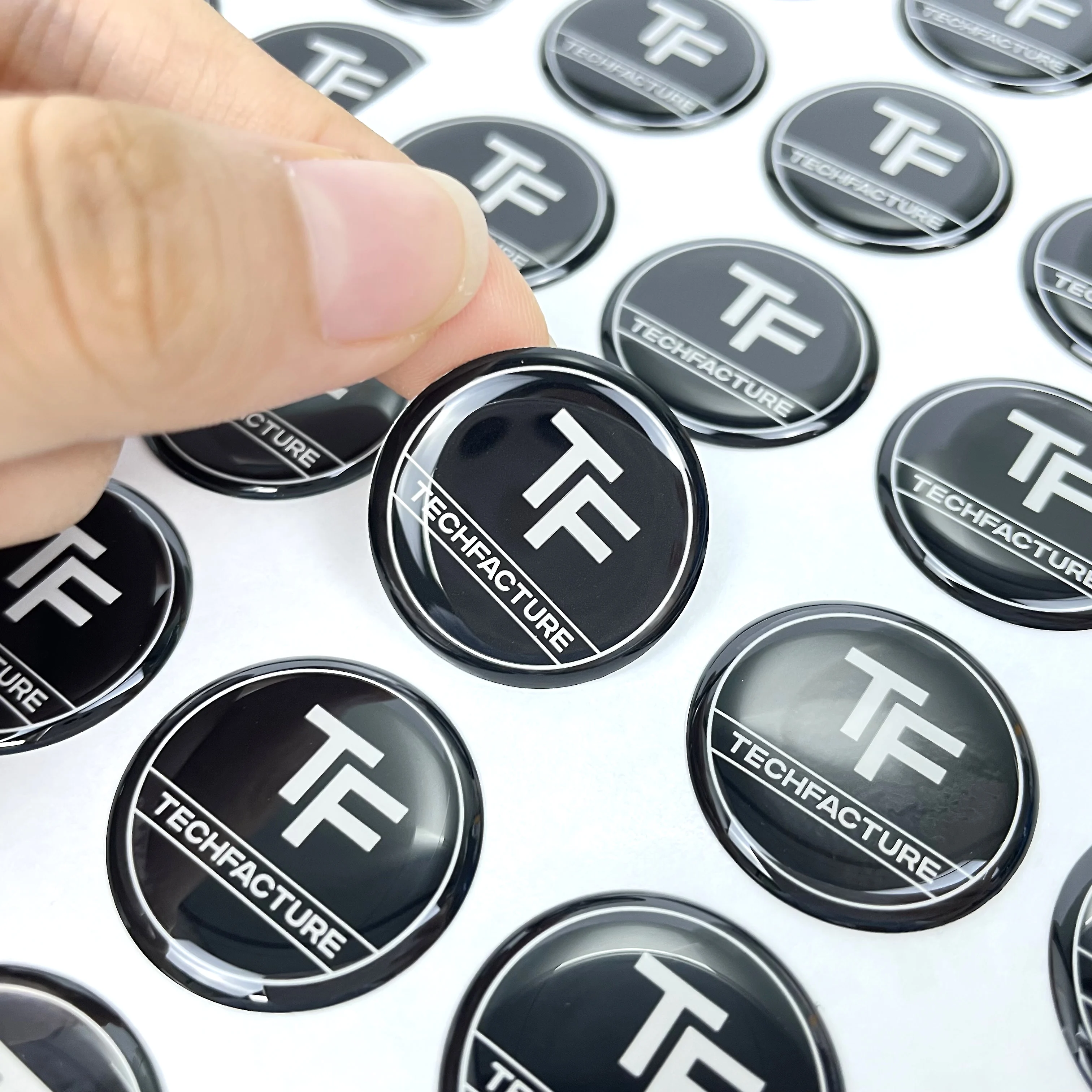 

High Quality Custom Label Printing Transparent Gel Logo Sticker 3D Soft Epoxy Dome Sticker Business Party Decal