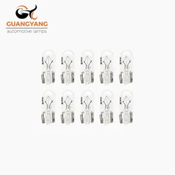 Ampoules de voiture à filament unique, lumières automatiques, lampes halogènes, T10 194 158 W5W 12V 5W, blanc chaud clair 3000K W2.1x9.5d, 10 pièces