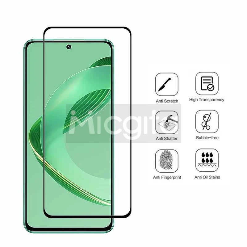 Full Glue Screen Protector For Huawei Nova 12SE Nova 11SE Smartphone Glass Anti-Scratch For Nova 11se Soft fiber lens film