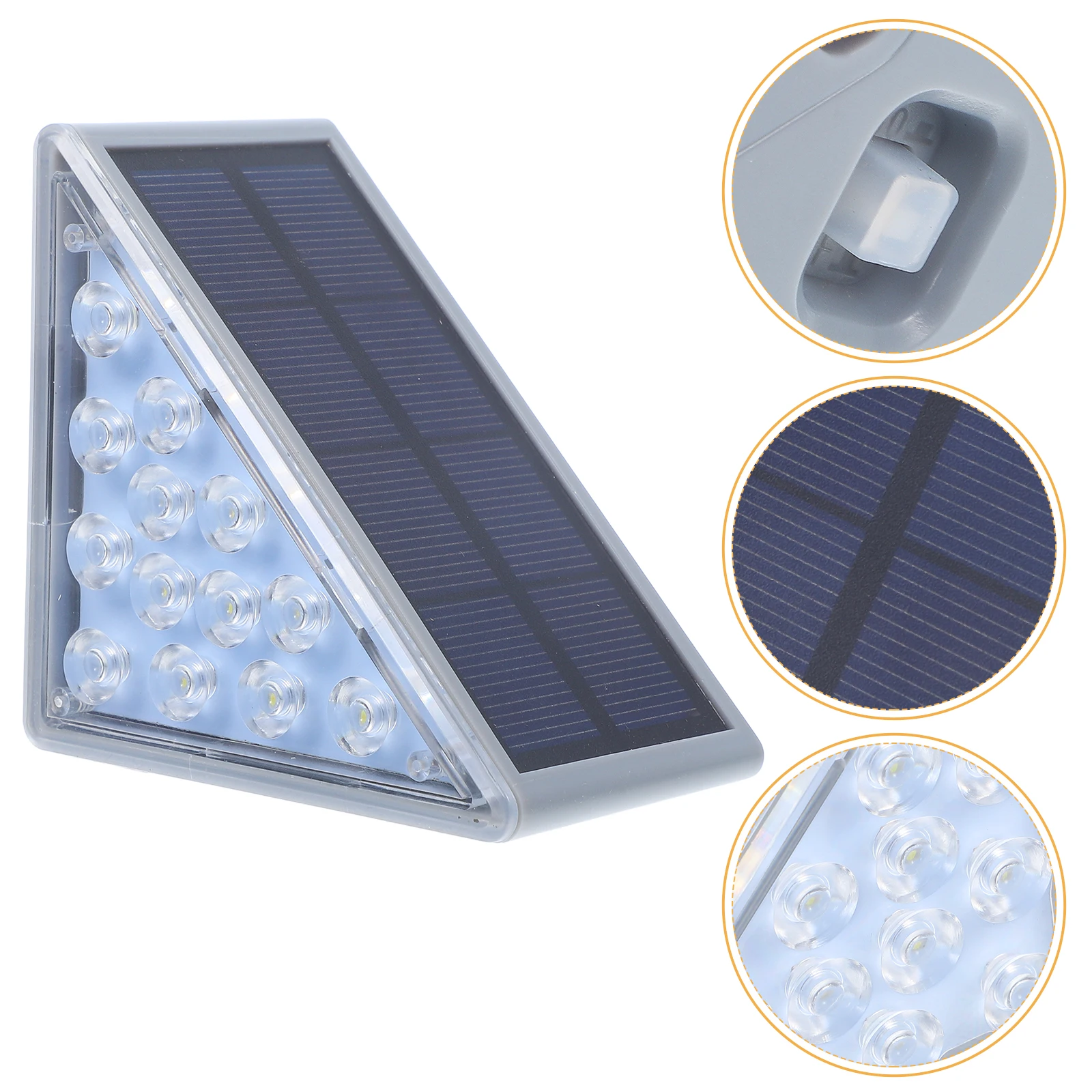 

Solar Stair Light Lights for Steps outside Outdoor Patio Waterproof Garden Deck Powered Efficient