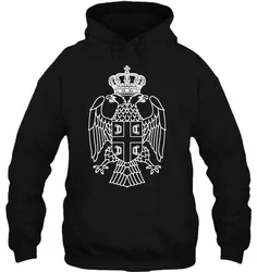 Serbia Srbija Serbian Eagle Srpski Grb Men Hoodie Casual Cotton Autumn And Winter Sweatshirts