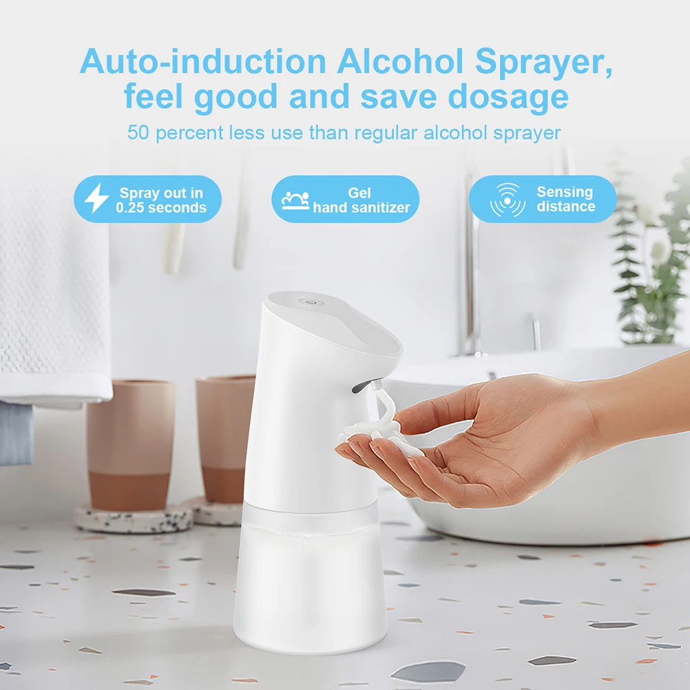 

Automatic Sensor Soap Dispenser Infrared H Operation Liquid Bathroom Foam ABS PET Material Home Supplies