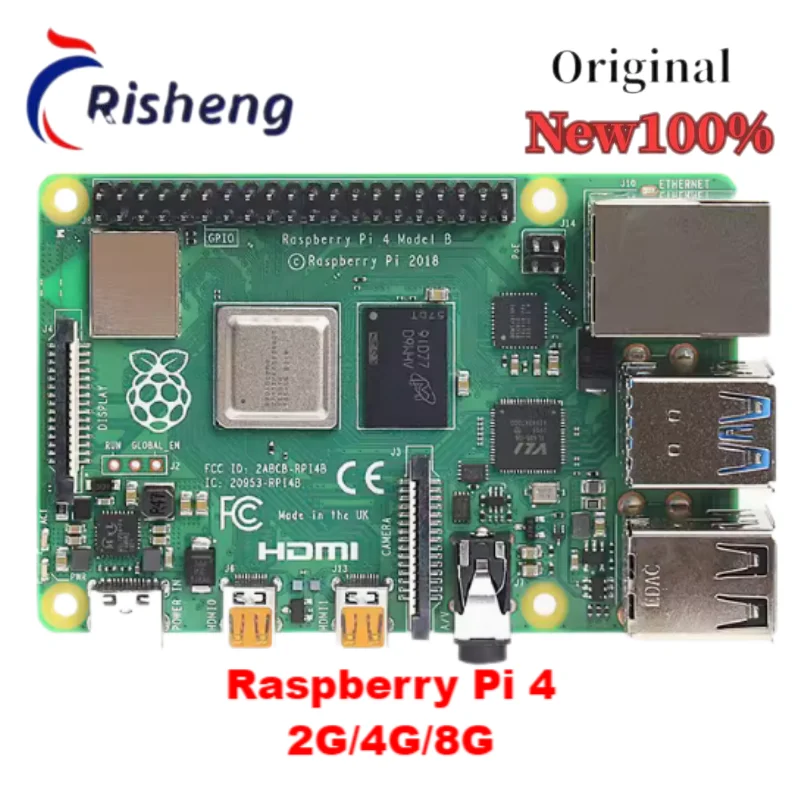 (100% New) Raspberry Pi 4 4B motherboard development board 1G 2G 4G 8G