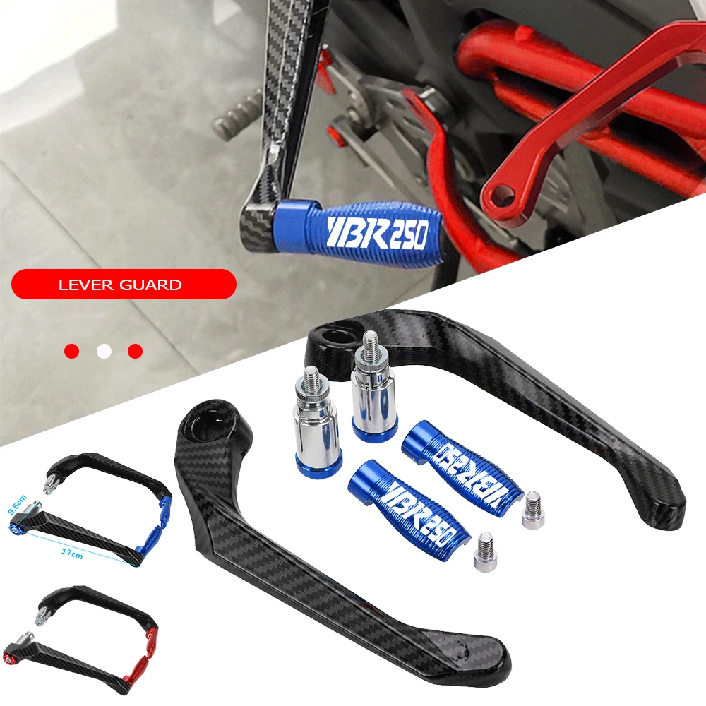 

Motorcycle Hand Guard Brake Clutch Levers Handlebar Protector For YAMAHA YBR250 YBR 250 2005-2014 2013 2012 2011 2010 2009 2008