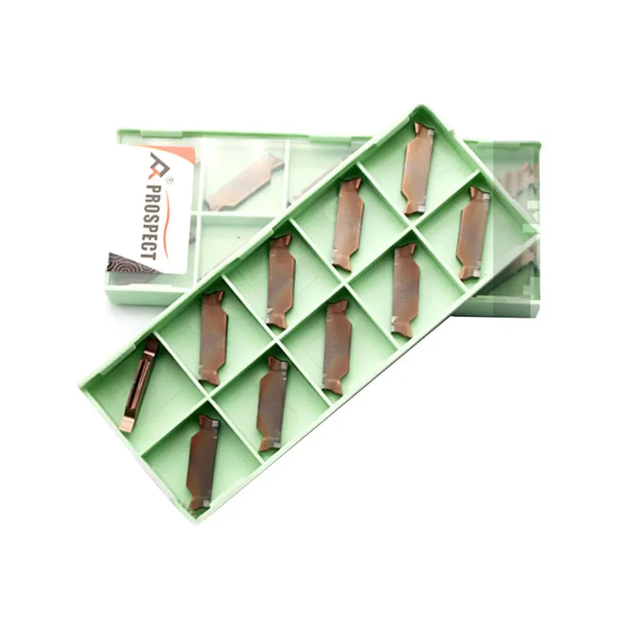 Imagem -05 - Moagem Fina Cnc Facas Partículas Mggn1.6 2.1 3.1 4.1 5.1 5.9 mm Largura Sulco Torno Lâminas Carboneto Grooving Inserções Alta Qualidade de