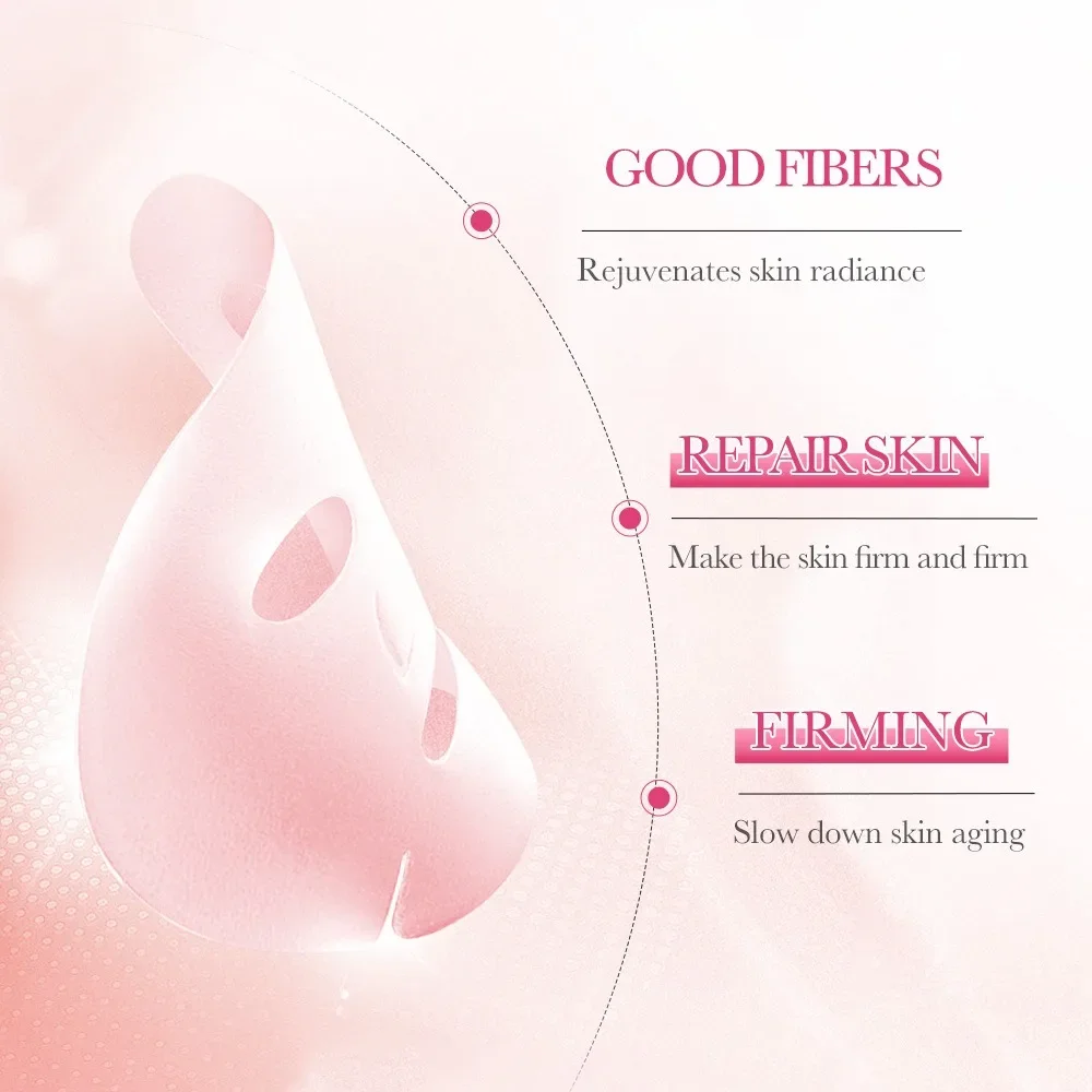 5/10 قطعة الكورية الحلزون Mucin ورقة قناع ترطيب إصلاح اشراق مكافحة الشيخوخة التجاعيد ترطيب هلام قناع الوجه لجميع الجلد