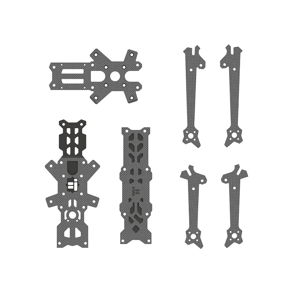 iFlight Nazgul Evoque F4 F4X/F4D FPV Replacement Part for side Panels/middle plate/top plate/bottom plate/arm/screw pack/3D TPU