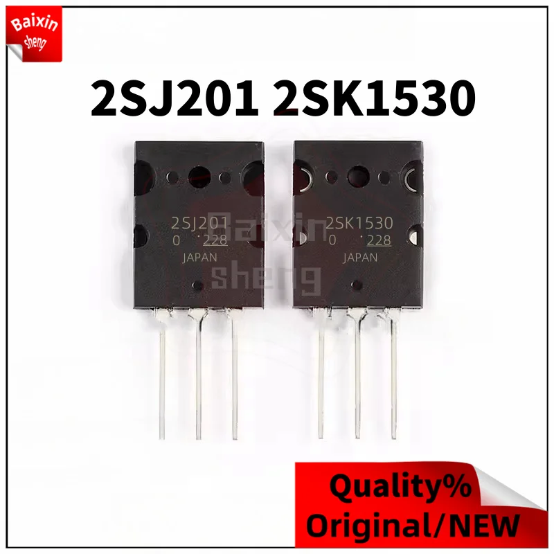 

5PCS,Brand new, original quality, 2SK1530 2SJ201 K1530 J201 High Power Audio Pair TO-264