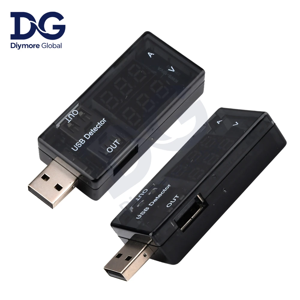 4-30V 3A Misuratori di tensione USB Capacità di tensione di corrente Tester di batteria Doppio tester di capacità del caricatore digitale Misuratore Power Bank