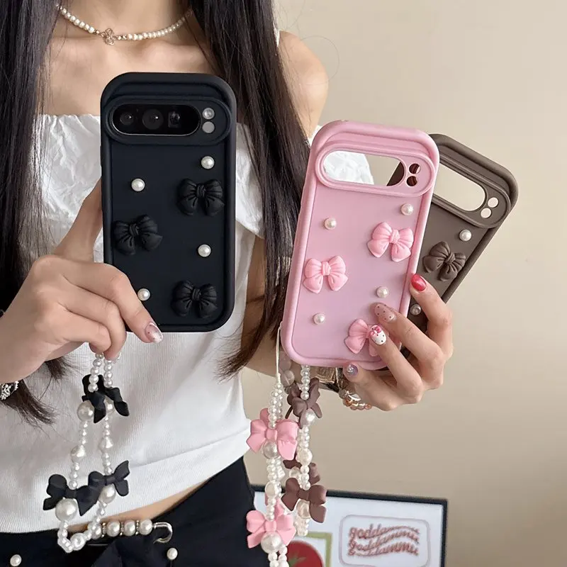 Bow Tie Pearl Chain… - image