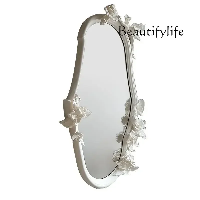X40 French Dressing Mirror Art Fashionable Decoration Fitting Mirror Entrance Bathroom Wall-mounted Full-length Mirror