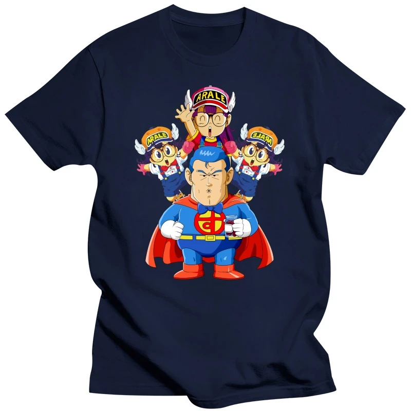 Dr. Slump And Arale T Shirts for Men Custom Printed Clothes Short Sleeve Casual Graphic T-Shirt Crewneck Luxury Cotton Tee Shirt