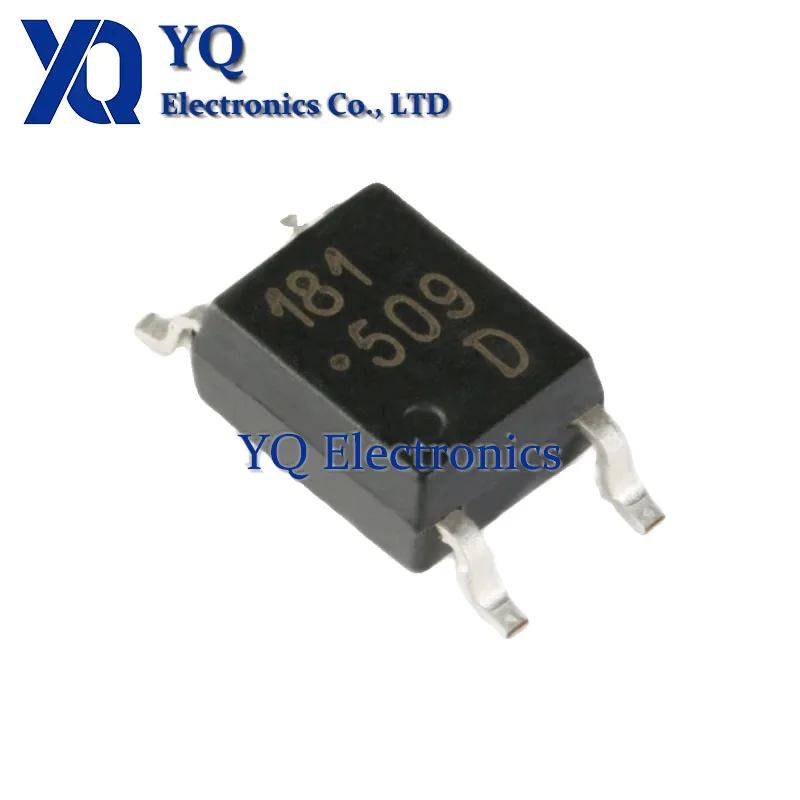 10PCS/lot New OriginaI HCPL-181-00DE SMD-4 Phototransistor Optocoupler Chip