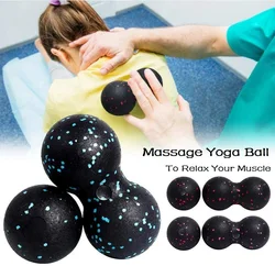 Bola de miofascia EPP Lacrosse, Bola de masaje de cacahuete, alta densidad, ligera, Fitness, ejercicio de Fascia corporal, aliviar el dolor, Bola de Yoga