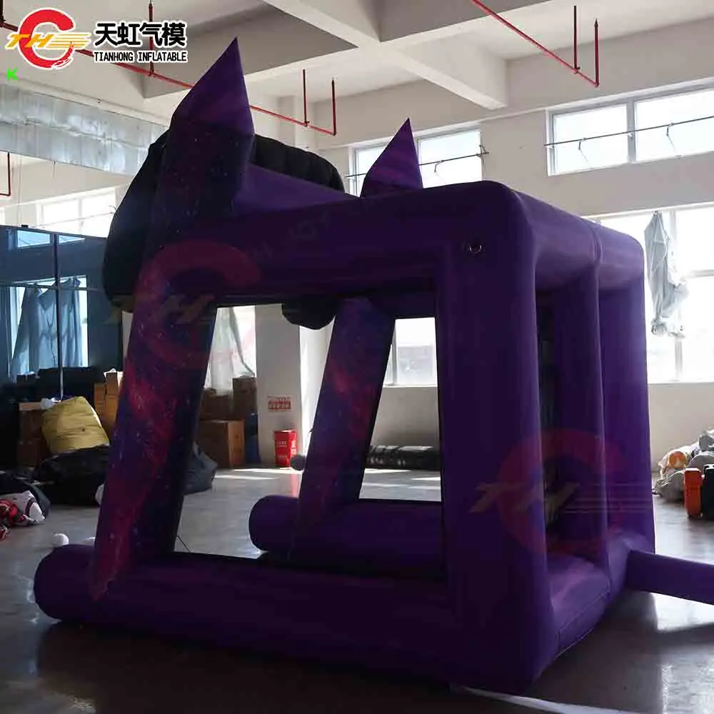 Bolas de nieve inflables de barco aéreo rápido, juego de mesa de dardos, juego deportivo de Carnaval hecho a medida, juguete con soplador