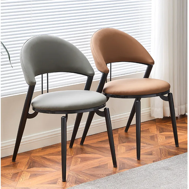 Italian Kitchen Chairs with BackrestThick Seat Dining Chairs 300kg Capacity Multi-Scene Computer Seating Solution