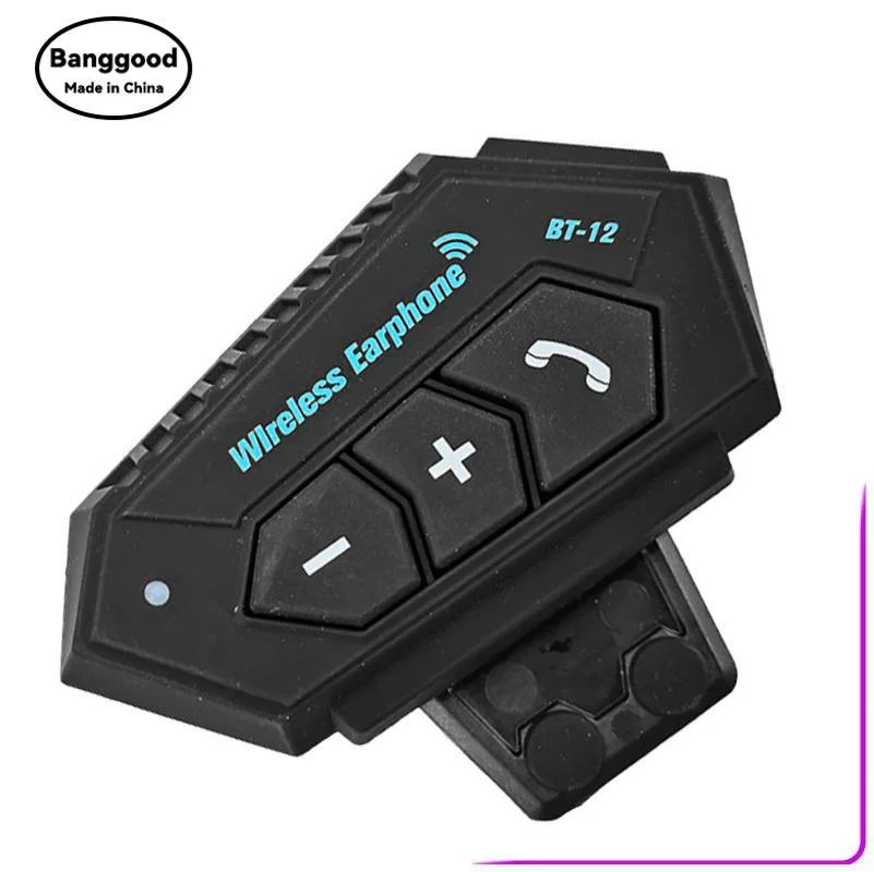 

Motorcycle Helmet Bluetooth Headset Supports Automatic Answering of Calls, Wireless Bluetooth Headset BT12 Can Listen To Songs.