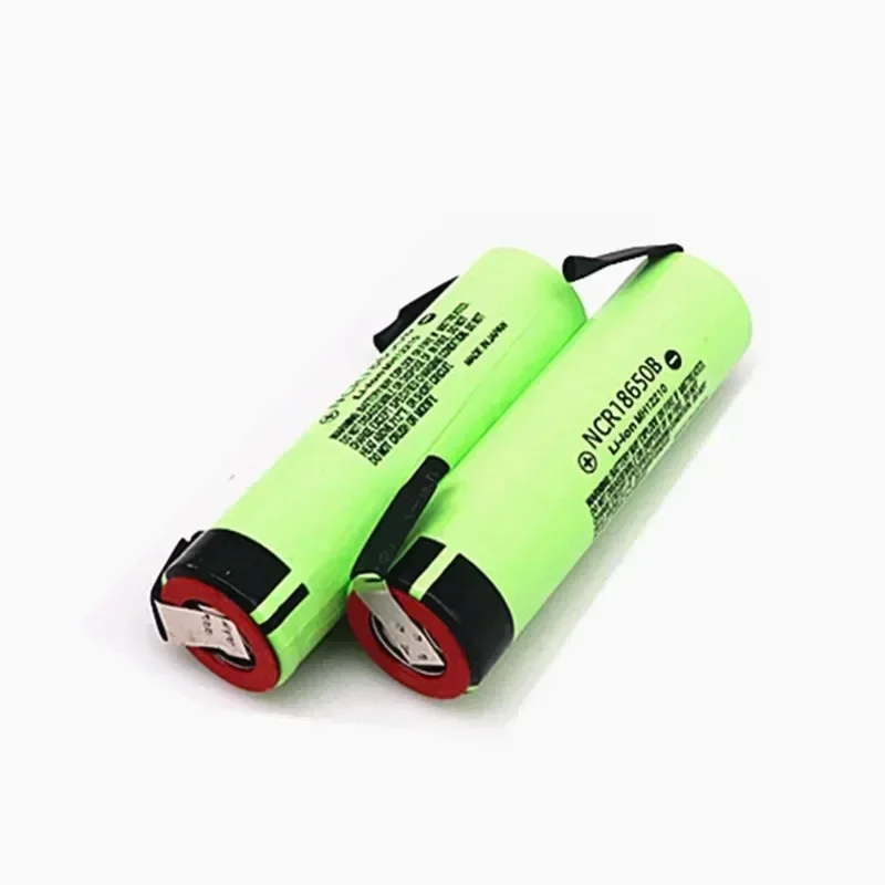 Hot Noya raye new NCR18650B 3.7V 18650 3400mAh 18650 rechargeable lithium battery + DIY nickel piece