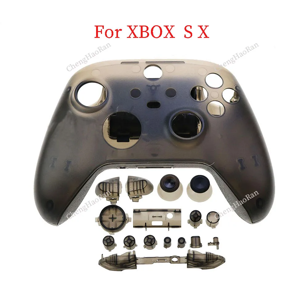 chenghaoran-preto-transparente-frente-e-traseiro-shell-com-botao-pecas-de-reparo-do-console-de-jogos-controlador-xbox-series-x-s-1-conjunto