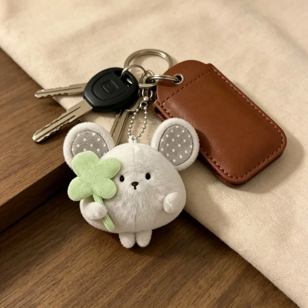 Adorable Cartoon Mouse Pendant Soft with Chain Bag Charm Mini Size Gifts