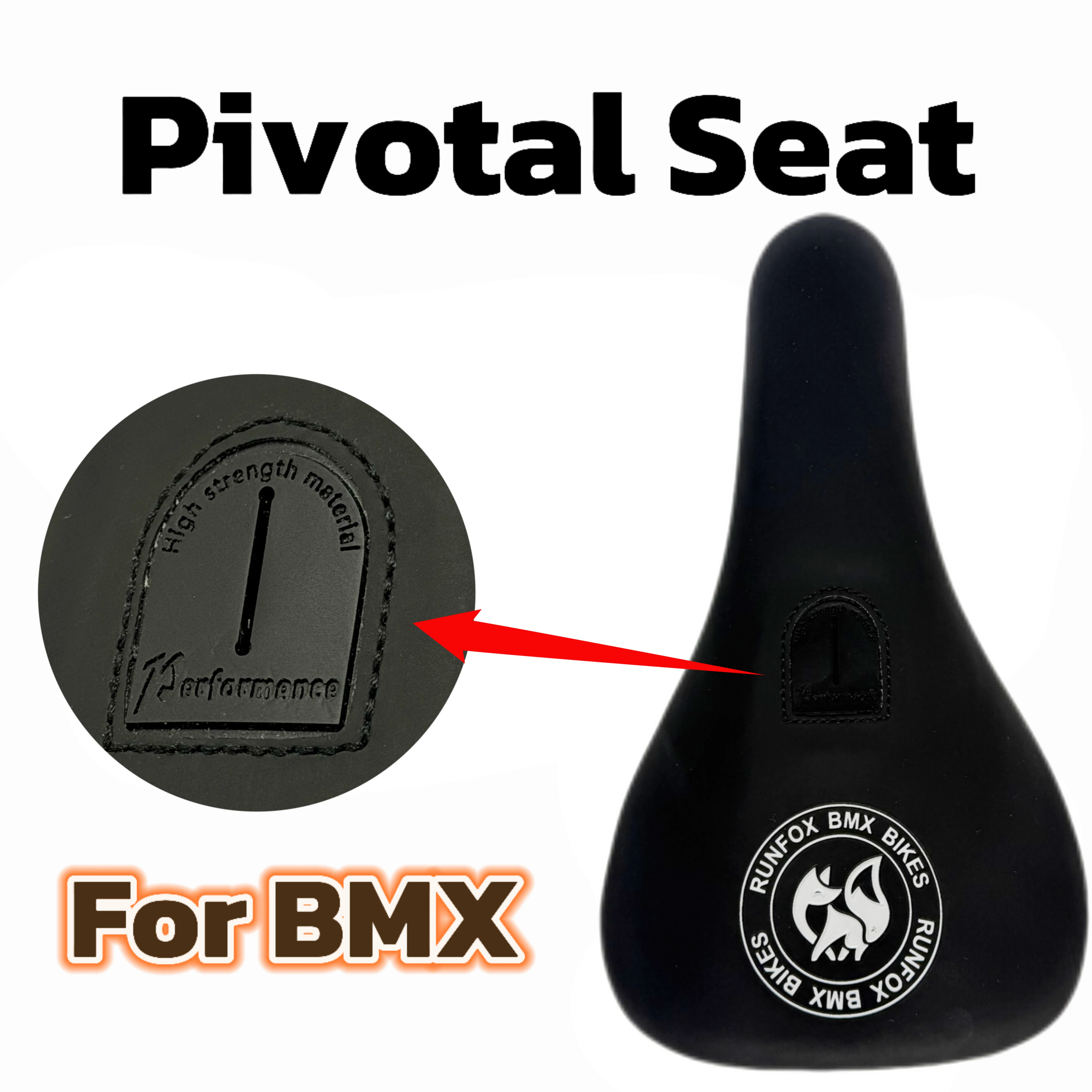 

Comfortable High Elastic Memory Foam Seat bmx bike pivotal seat post Black Shock Absorbing Waterproof Bicycle Saddles