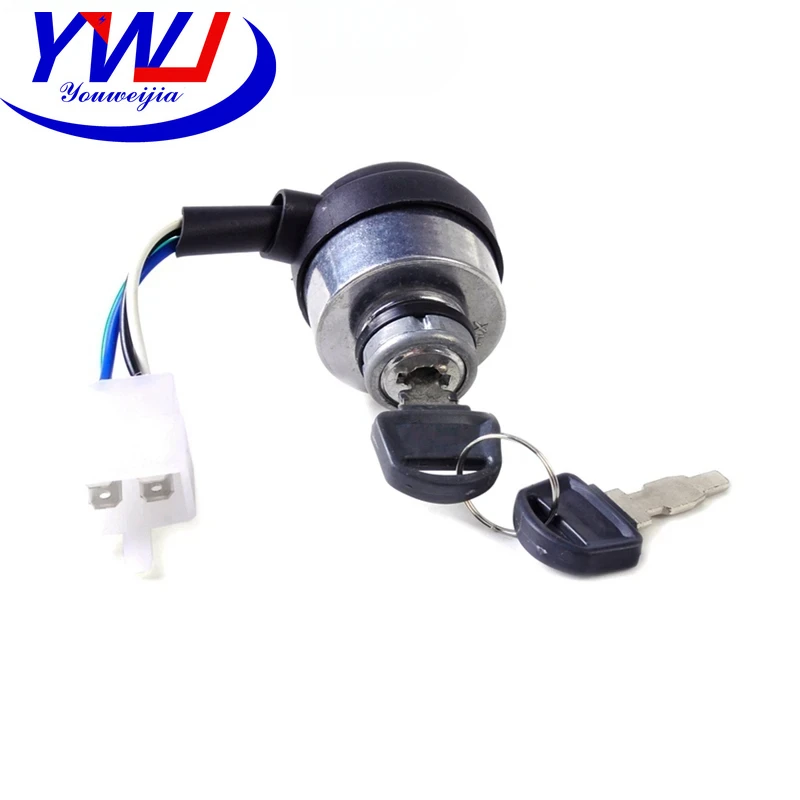 

168F/170F Gasoline Generator Starter 4-wire Ignition Key Switch Start Key Switch