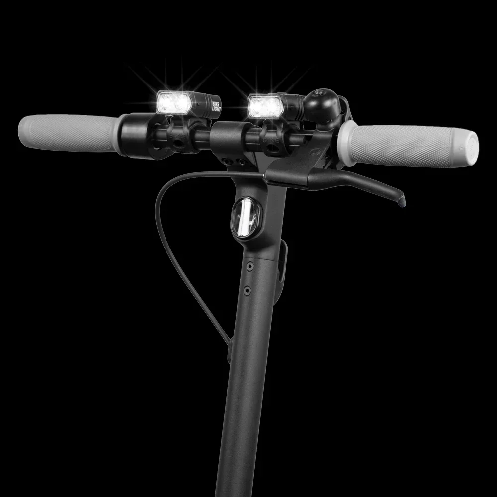 المصباح T6 LED 1000LM العالمي سكوتر كهربائي ل Xiaomi ل Ninebot USB قابلة للشحن دراجة مصباح يدوي وحامل الضوء