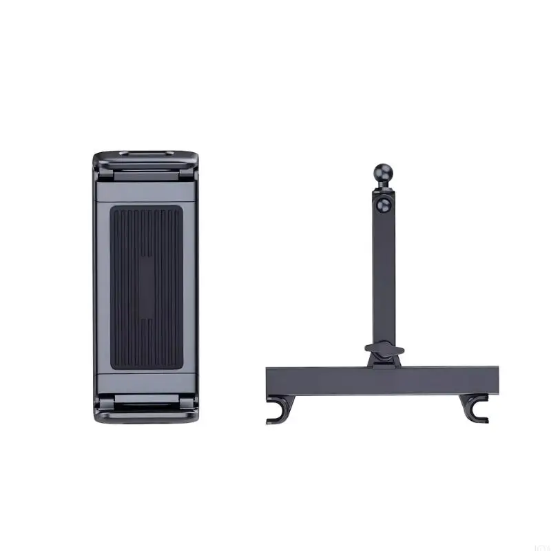 Foldable Extended Arm Car Headrest Bracket With 15.8cm Reach For Safe Viewing Of Large Displays And Mobile Devices D7YA