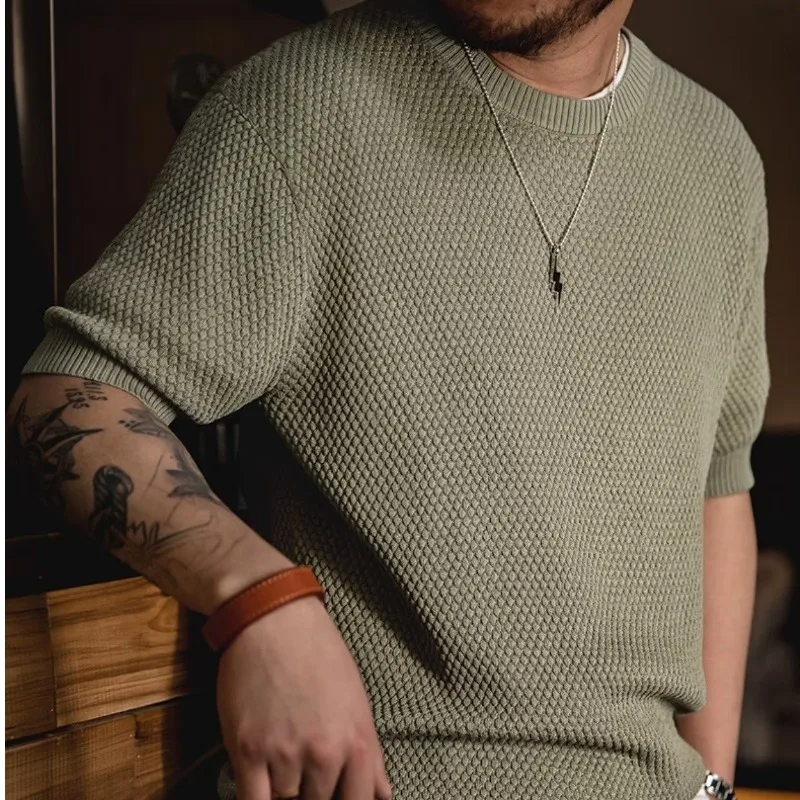 

Мужская футболка большого размера 300 Pou Textured ort Sve, дышащий топ для тренировки мышц Qui Dry, летняя одежда