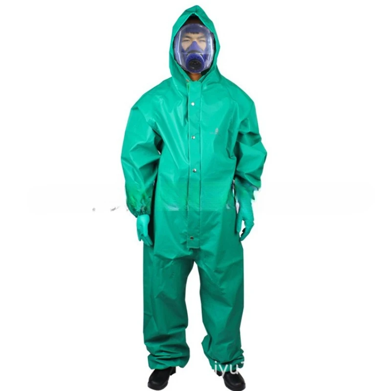 

PVC coated one-piece protective clothing gas mask kit