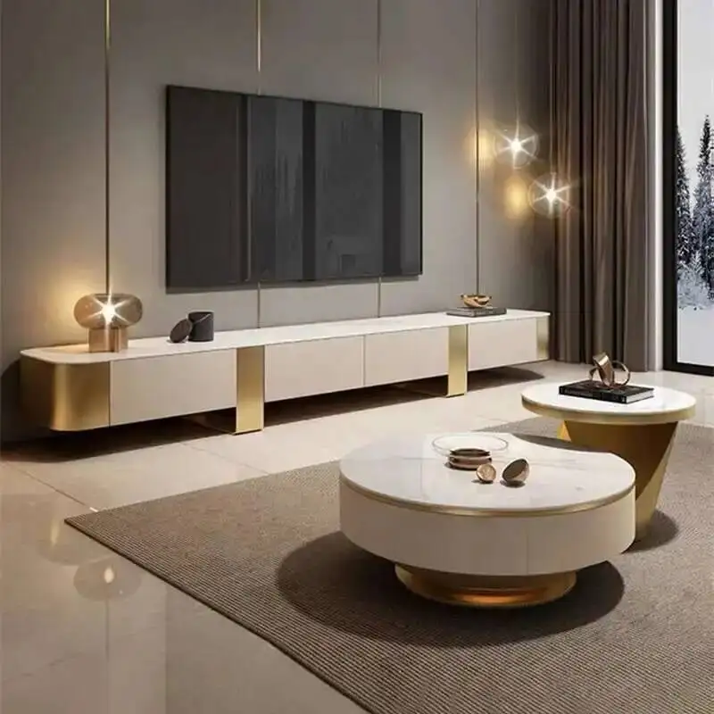 

Stand Modern Metal Cabinet Pedestal Tv Simple Living Room Tv Stand Cabinet Luxury Wood Mueble Para Tv Garden Furniture Sets