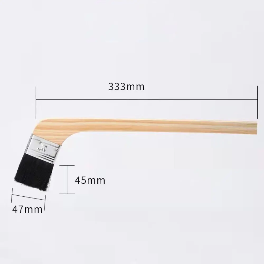 

Long Handle Elbow Universal Bristle Brush Cleaning Tool Wall Painting Wood Handle Brush Cleaning Handle Wooden Brush