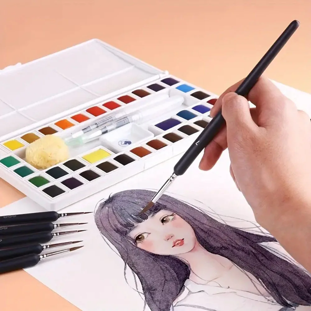 Bolígrafos de pintura al óleo de lana suave, bolígrafos de dibujo duraderos antiflexiones para viajes