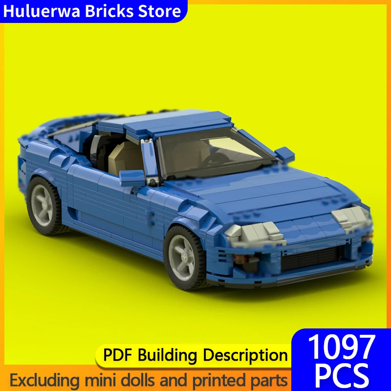 

Модель скоростного гиперкара MOC, строительные кирпичи Supra MK4, спортивный автомобиль, модульная технология, подарки, праздник, сборка, детские игрушки, костюм