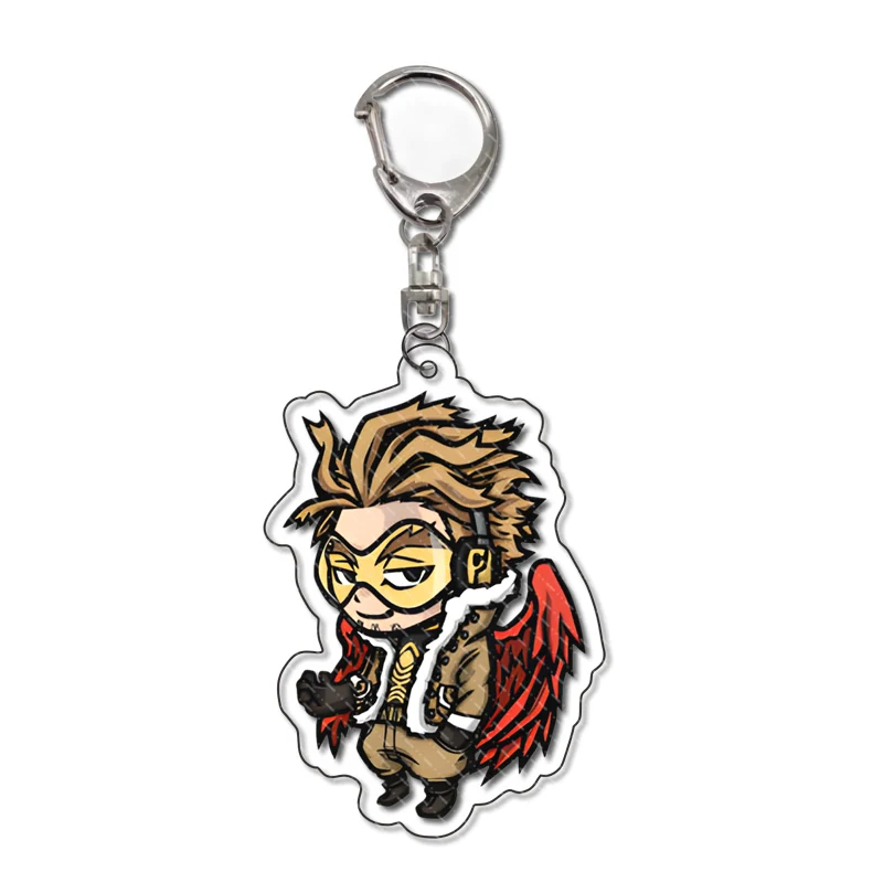 Boku no Hero Academia Keychain Arcylic Cartoon Figures Keyrings Anime Key Chain Accessories