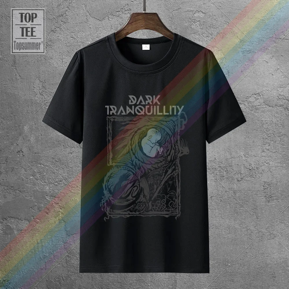 

New Dark Tranquillity T Shirt Summer Short Sleeve Shirts Tops S~3Xl Big Size Cotton Free Shipping Top Tee Plus Size T Shirt