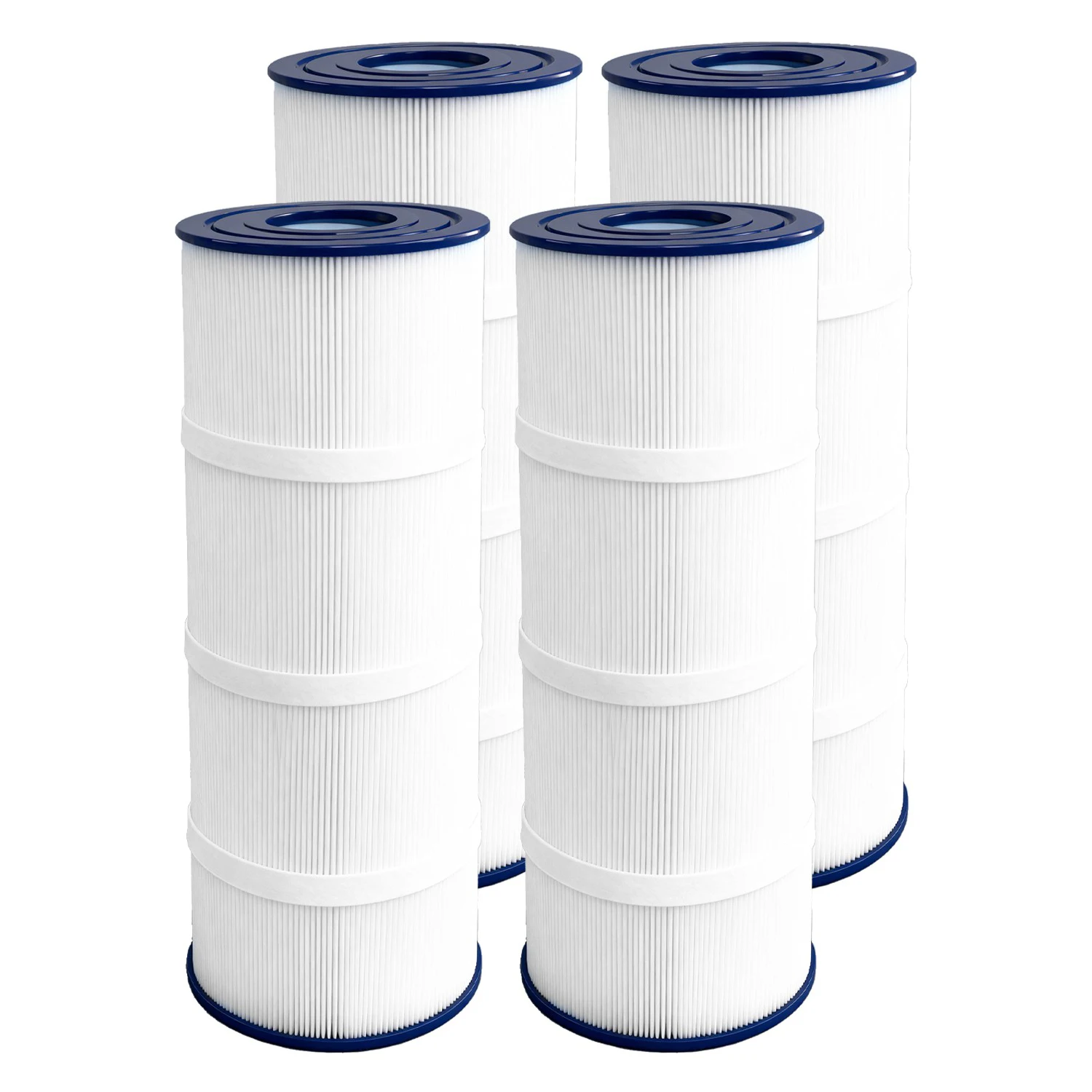 Cartucho de Filtro para Piscina DAYEAR 4 x 105 Sq. Filtros (Paquete de 4) que reemplazan a CCP420 PCC105 CCP420 R173576 C-7471 FC-1977 FC-6470