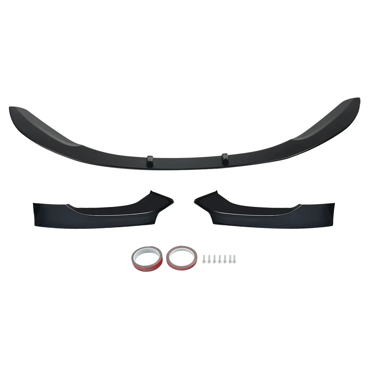 Front Bumper Lip Splitter Diffuser Body Kit Spoiler Bumper Guard Protector For  BMW F20 F21 118i 120d 120i M135i M140i 2015-2019