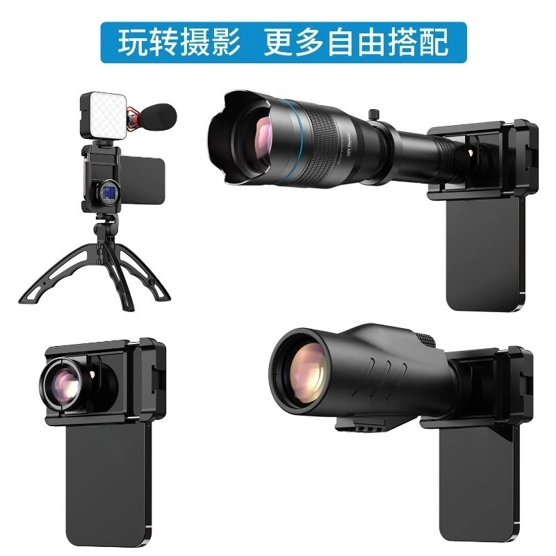 Universal Phone Lens Rabbit Cage Clip for Wide Macro Telephoto Fisheye Filter External Camera Lens Accessory